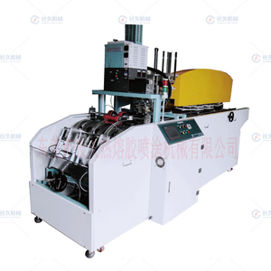 Automatic glue spraying and pasting machine for book title pages and optical disks 